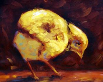 Painting Chicken. Dzhanilyatti Antonio