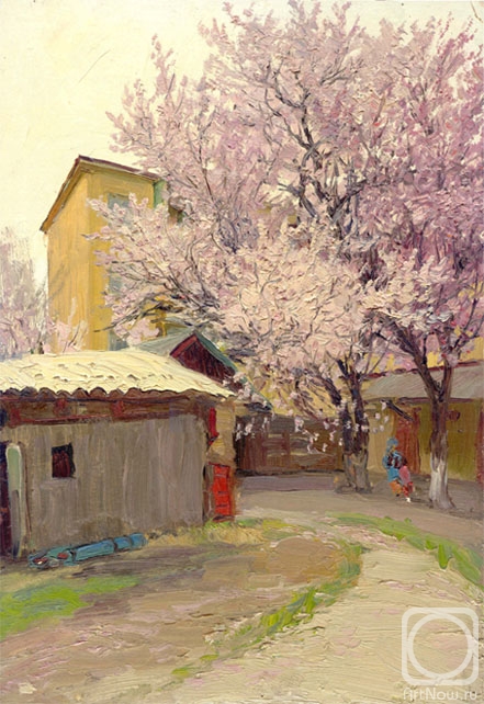 Petrov Vladimir. " In Tashkent the apricots blossoming "