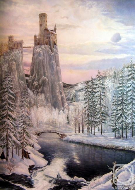 Hubski Yauhen. Castle-rock in winter