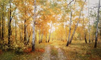 October. Birch. Pryadko Yuriy