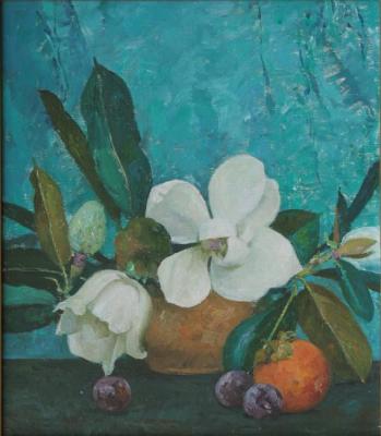 Still life with magnolia. Hamaljan Suren