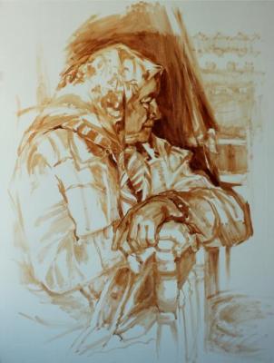Sketch to a portrait. Rybina-Egorova Alena