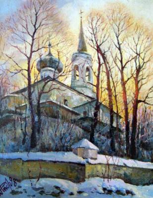 Winter sunset. Andrianov Andrey