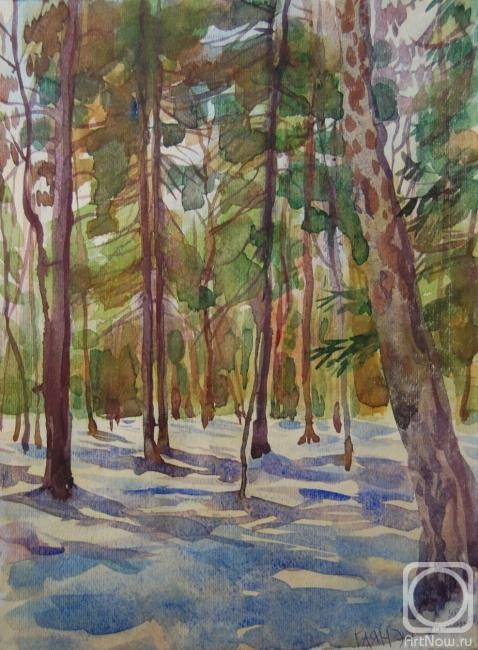 Dobrovolskaya Gayane. March, forest