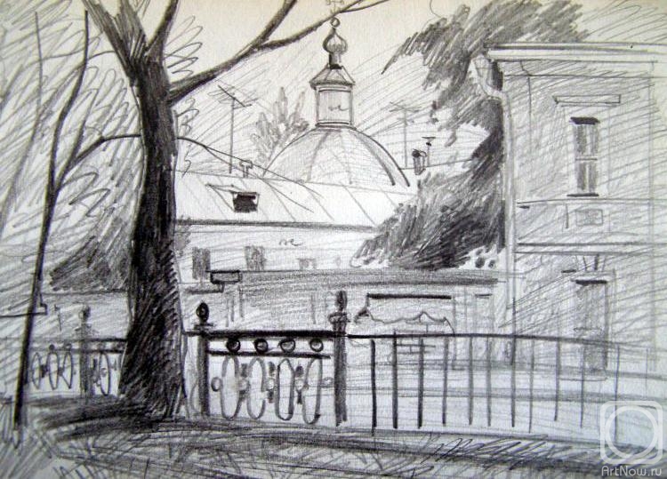 Gerasimov Vladimir. Moscow sketches 51
