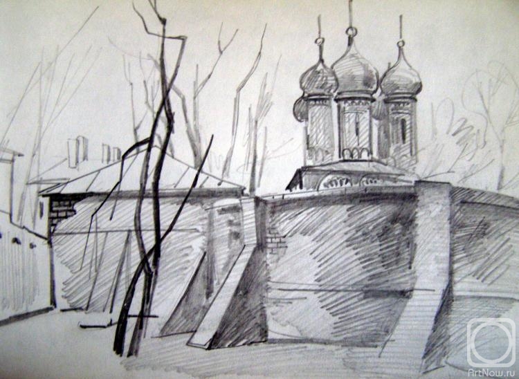 Gerasimov Vladimir. Moscow sketches 48