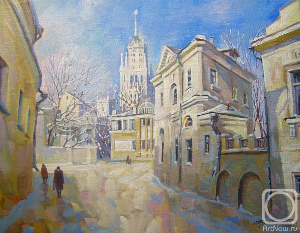 Gerasimov Vladimir. Moscow. Teterensky alley spring