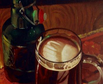 Beer and crawfish (fragment). Mazur Nikolay