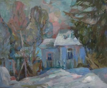 Winter day. Neighbor's house. Bocharova Anna