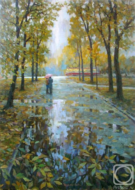 Volkov Sergey. On the wet avenue