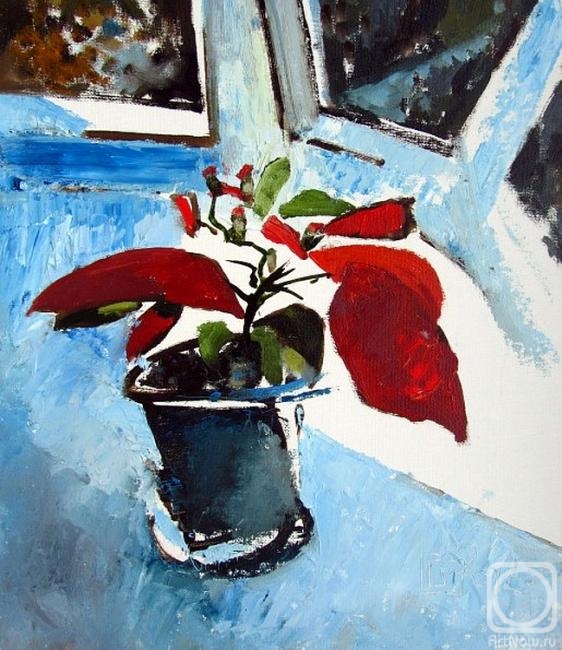 Makeev Sergey. A flower on the window. 2012