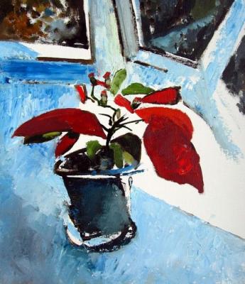 A flower on the window. 2012 (In 2012). Makeev Sergey