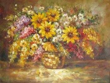 Multi-colored bouquet. Osipov Maksim
