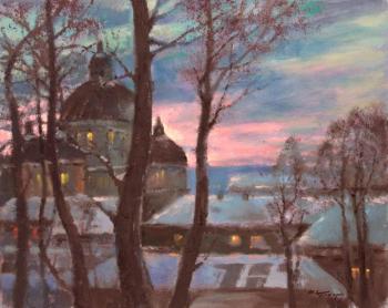 Winter evening (Izmailovsky Cathedral, St.Prtersburg). Kremer Mark
