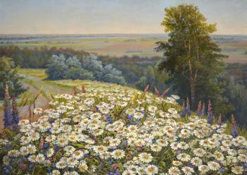 Panov Eduard Parfirevich. Chamomile field