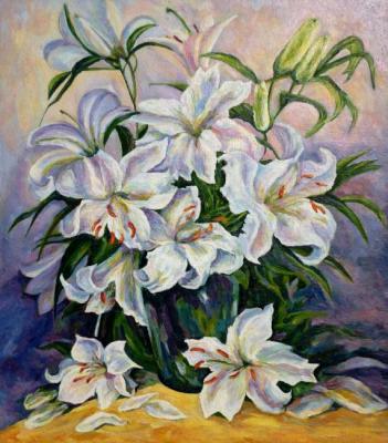 White lilies 2. Chernay Lilia