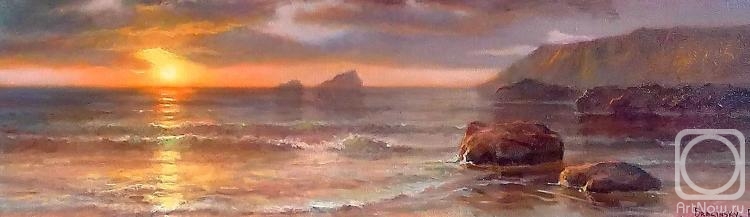 Braginsky Robert. Sunset on the sea