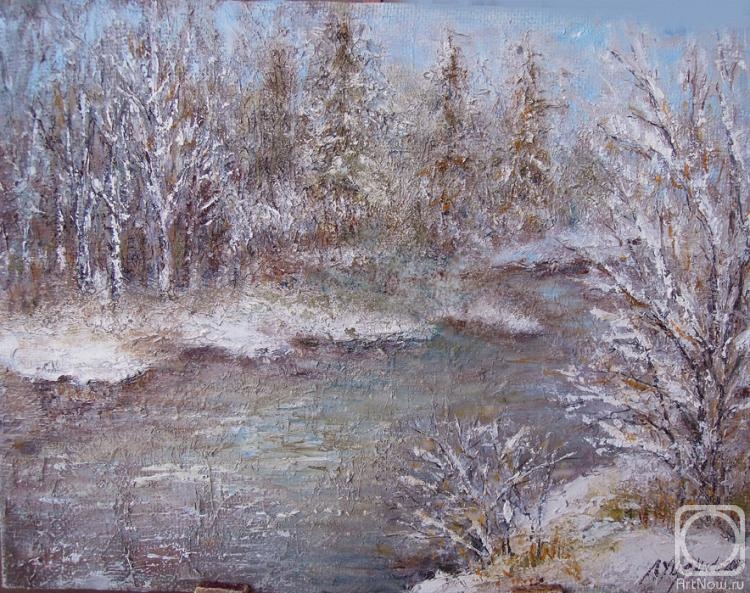 Lutsenko Olga. The silence of the winter landscape