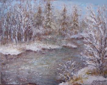 The silence of the winter landscape. Lutsenko Olga
