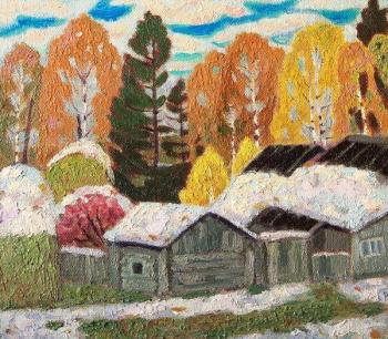 Early snow. September. Khabarov Valeriy