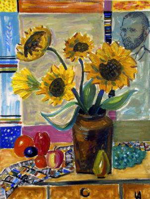 Still life with sunflowers. Chasovskih Anatoliy