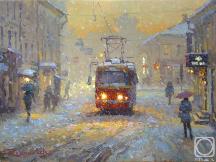 Volkov Sergey. The twilight tram at Pokrovsk gate