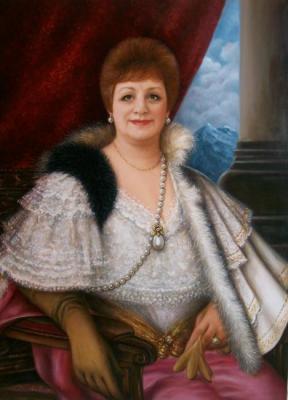 female portrait. Soboleva Eleonora