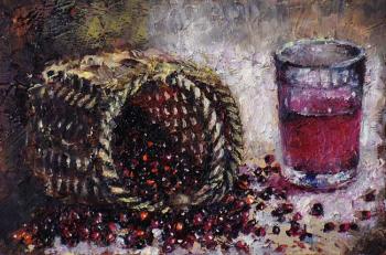 The cranberry fruit-drink. Ivanova Olga