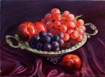 Plums and grapes. Shumakova Elena