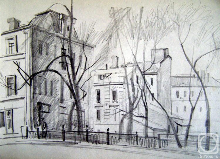 Gerasimov Vladimir. Moscow sketches 53