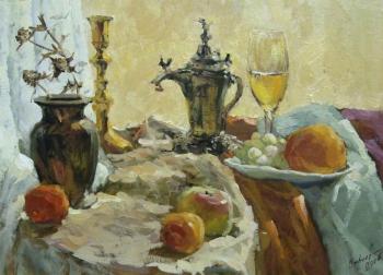 Still-life with the candlestick. Stroev Mikhail
