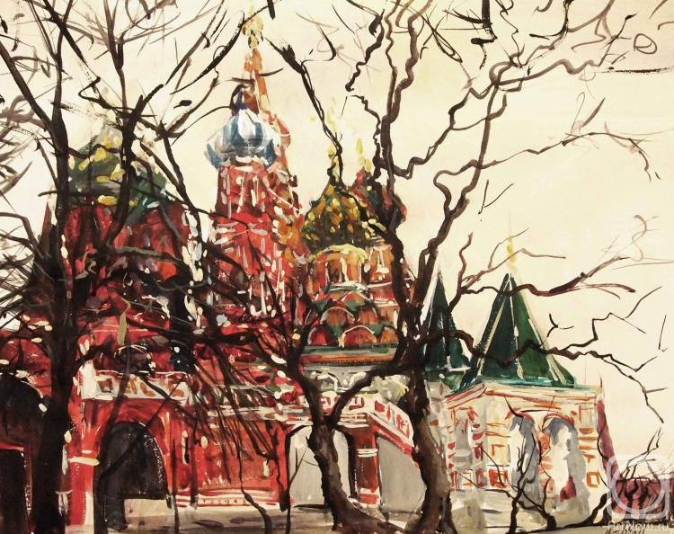 Stroev Mikhail. St. Basil's Cathedral