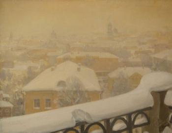 Snow-bound roofs. Zhdanov Alexander