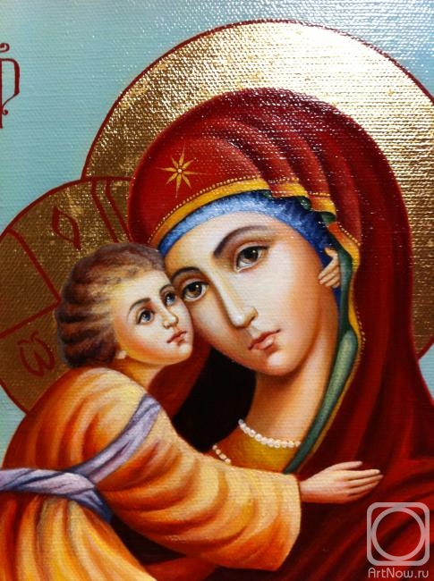 Sidikova Anna. Our Lady of Vladimir (fragment)