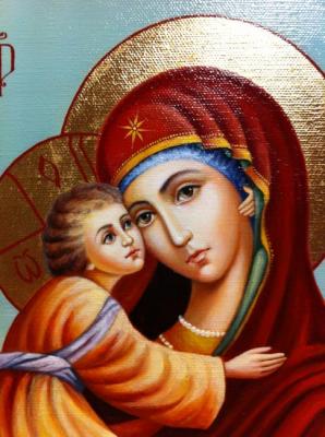 Our Lady of Vladimir (fragment). Sidikova Anna
