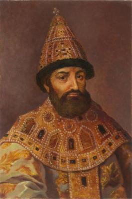 Kopt of the portreit of Tsar Mikhail Fedorovich. Kim-Borzenko Olga