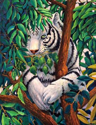 White tiger. Dementiev Alexandr
