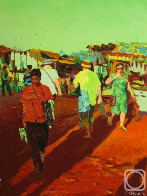 Rudnik Mihkail. Market Arpora. Goa