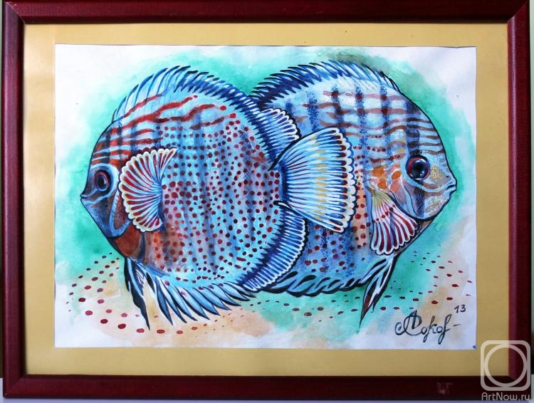Sokolova Lyudmila. Decorative fish