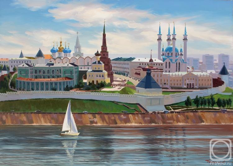 Gaifullin Airat. Panorama of the Kazan Kremlin