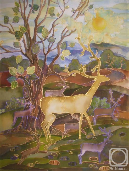 Zarechnova Yulia. Solar Deer