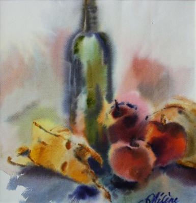 Still life with a bottle