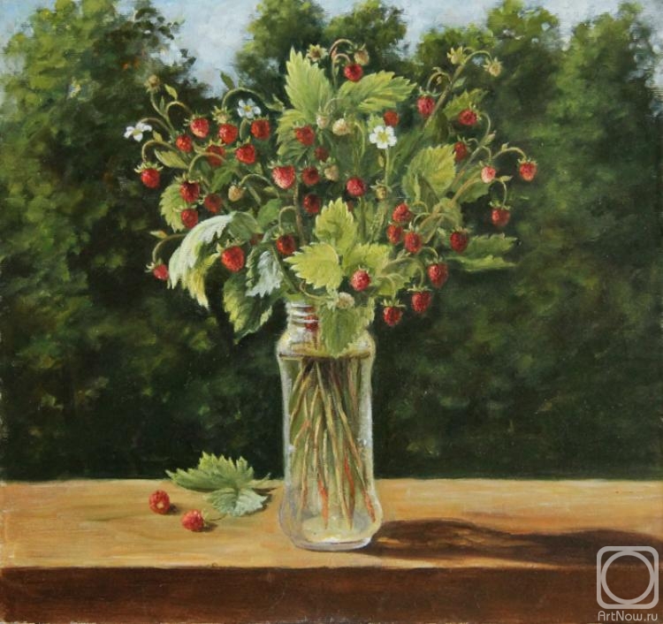 Gayduk Irina. Strawberry bouquet