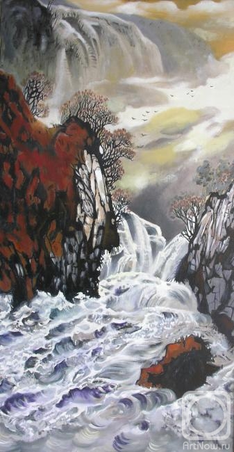 Zhilina Tatyana. Waterfall