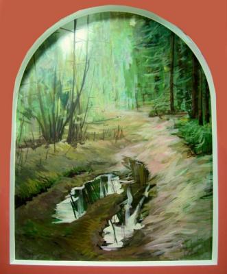 Wall panno 6 Restaurant Russian Hall. Stroev Mikhail