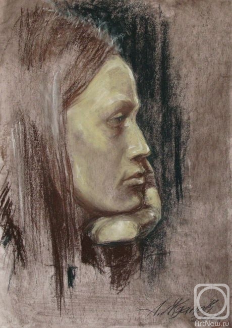 Zhdanov Alexander. portrait of an Unknown Woman