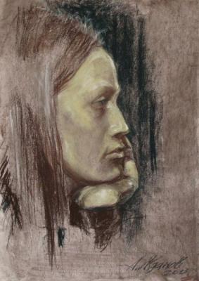 portrait of an Unknown Woman. Zhdanov Alexander