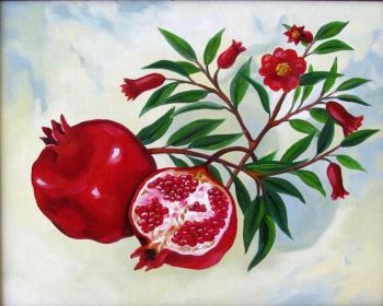 Pomegranate branch. Gorbatenkaia Tatiana