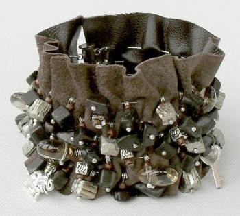 Leather bracelet 2. Proskuryakova Tatiana