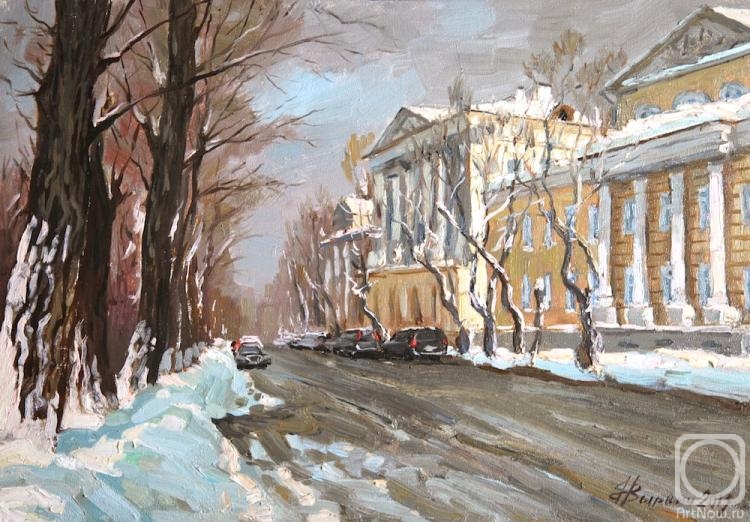 Vyrvich Valentin. Moscow Spring. Hospital Street